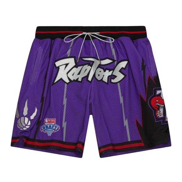 Toronto Raptors Mitchell & Ness x Just Don 1995 NBA Draft  Authentic Shorts - Picture 4 of 4